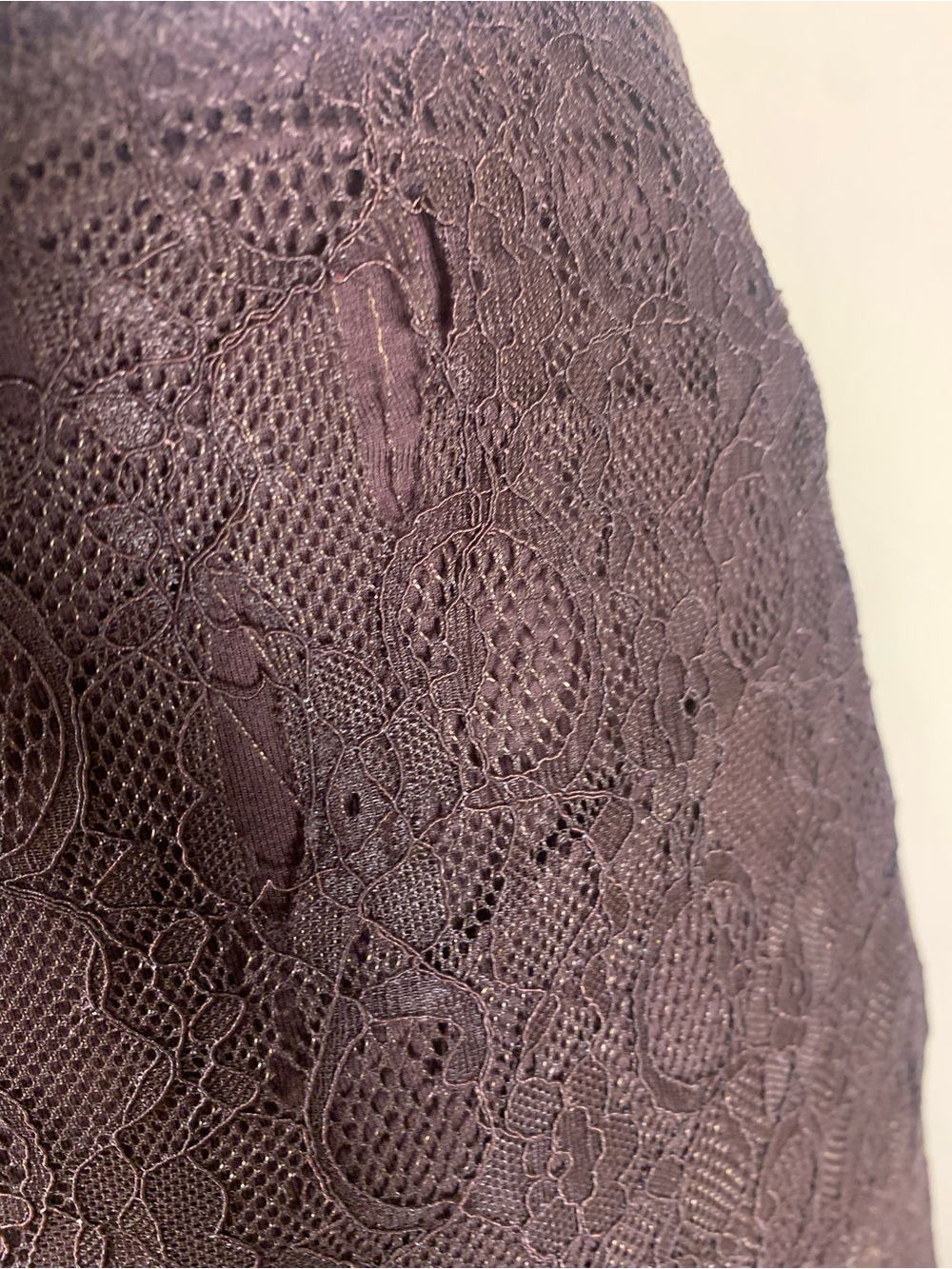 Ronny Kobo Chase Lace Maxi Skirt Espresso Brown Small - Picture 3 of 12